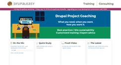 Desktop Screenshot of drupaleasy.com