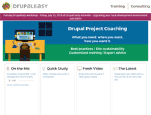 Tablet Screenshot of drupaleasy.com